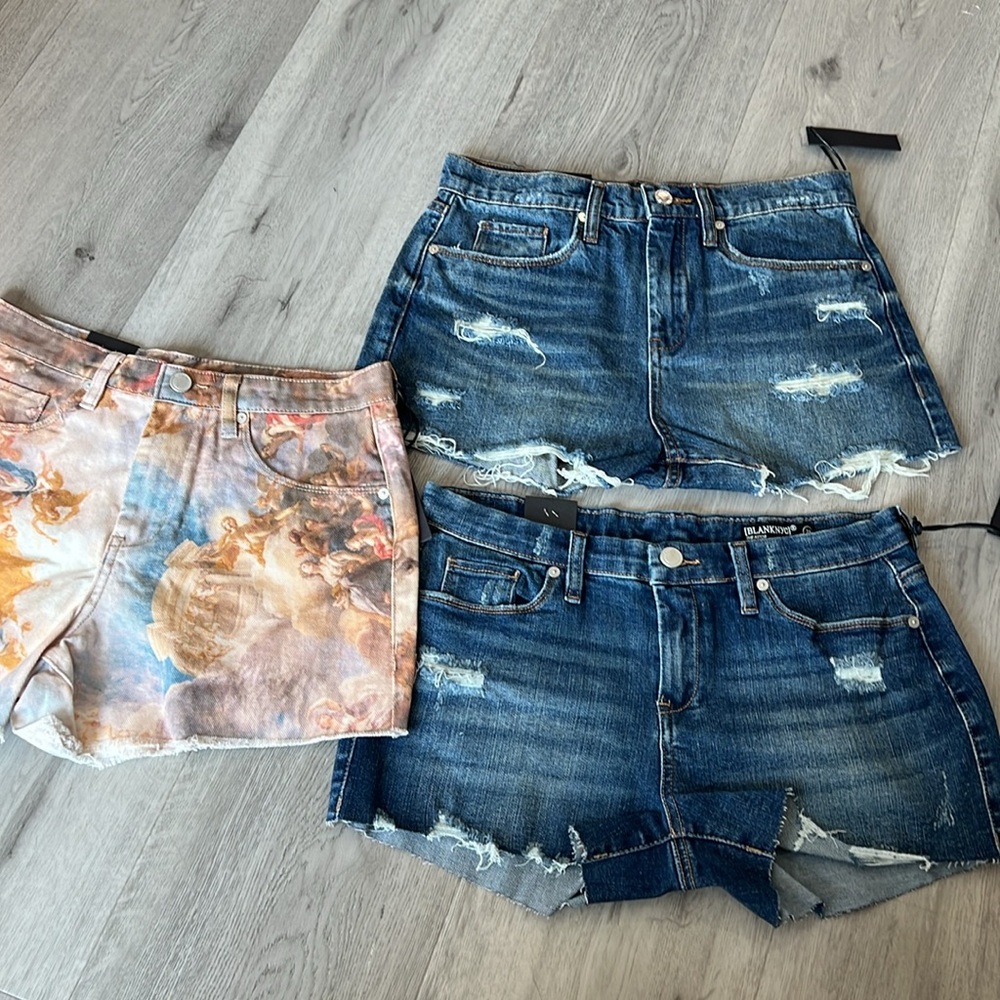 Blank nyc denim 3 pairs jeans shorts bundle. Wholesale